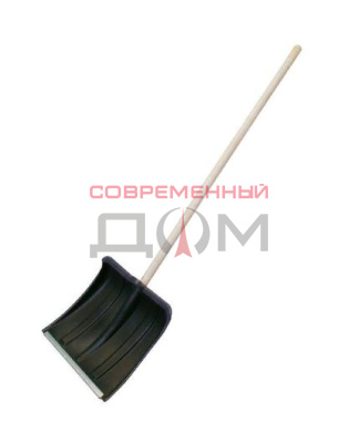 Лопата снеговая "Канада" 50*40см, пласт.черная